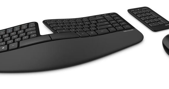 Microsoft ergonomic keyboard and mouse from Vantage IT. Long term use of a keyboard and mouse can cause physical complaints. Ergonomic alternatives available from Vantage IT can make work much more comfortable.