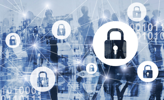 A graphic containing drawn padlocks and code to show everything you need to know about being GDPR compliant