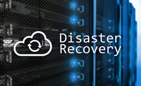 A computer with 'Disaster Recovery' overlayed on top to highlight the importance of it disaster recovery solutions.